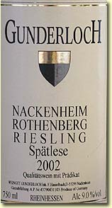 2002 Gunderloch Nackenheim