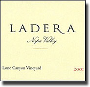 2001 Ladera Napa Cabernet Sauvignon Lone Canyon