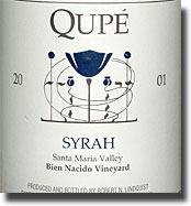 Qupé Santa Maria Valley Syrah Bien Nacido Vineyard