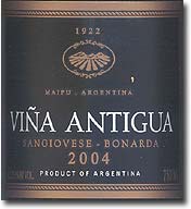 2004 Vina Antigua Sangiovese  Bonarda Maipu