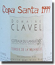 1999 Domaine Clavel Coteaux du Languedoc La Copa Santa