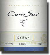 2005 Cono Sur Rapel Valley Syrah