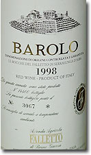 1998 Bruno Giacosa Barolo Rocche