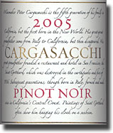 2005 Cargasacchi Santa Barbara County Pinot Noir