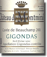 Château de Montmirail Gigondas Cuvée de Beauchamp
