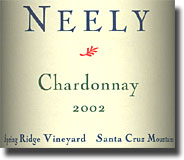 2002 Varner Santa Cruz Mountains Chardonnay Neely Spring Ridge Vineyard