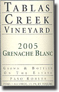 2005 Tablas Creek Paso Robles Grenache Blanc