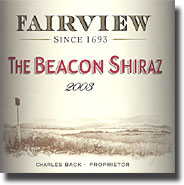 2003 Fairview Paarl Shiraz The Beacon