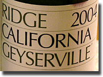 2004 Ridge Geyserville