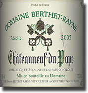 2005 Domaine Berthet-Rayne Chateauneuf du Pape Blanc