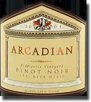 2004 Arcadian Winery Santa Rita Hills Pinot Noir Fiddlestix