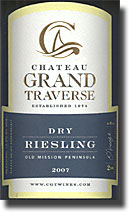 2007 Chateau Grand Traverse Old Mission Peninsula Dry Riesling