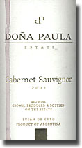 2007 Dona Paula Cabernet Sauvignon