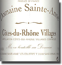 2005 Domaine Sainte Anne Cotes du Rhône Villages Rouge