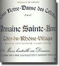 2004 Domaine Sainte Anne Cotes du Rhône Villages Cuvee Notre-Dame des Cellettes Rouge