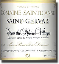 2005 Domaine Sainte Anne Cotes du Rhône Villages Saint-Gervais Rouge