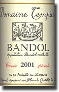2001 Domaine Tempier Bandol Cuvée Speciale