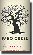 2005 Paso Creek Merlot Paso Robles