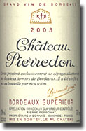 2003 Chateau Pierredon Bordeaux Superieur