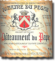 1995 Domaine du Pegau Chateauneuf du Pape Cuvee Reservee