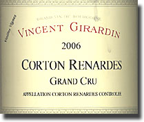 2006 Vincent Girardin Corton Renardes Grand Cru