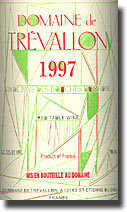 1997 Domaine de Trevallon Vin de Pays des Bouches du Rhône