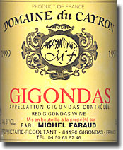 1999 Domaine du Cayron Gigondas