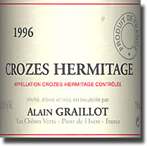 1996 Alain Graillot Crozes Hermitage