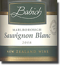 2008 Babich Marlborough Sauvignon Blanc
