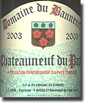 2003 Domaine du Banneret Chateauneuf du Pape
