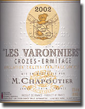 2002 M. Chapoutier Crozes Hermitage "Les Varonniers"