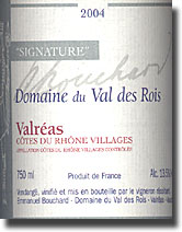 Domaine du Val des Rois Cotes du Rhone Villages Valreas
