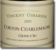 2003 Vincent Girardin Corton Charlemagne Grand Cru