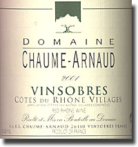 2001 Domaine Chaume-Arnaud Côtes du Rhône Villages Vinsobres
