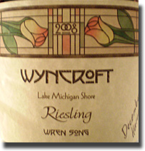 2008 Wyncroft Lake Michigan Shore December Harvest Riesling Wren Song Vineyard