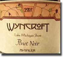 2007 Wyncroft Lake Michigan Shore Pinot Noir Avonlea