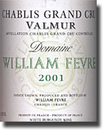 2001 William Fevre Chablis Valmur