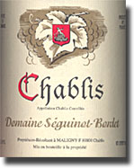 Domaine Sguinot Bordet Chablis