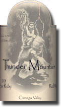 Thunder Mountain Cienega Valley Star Ruby