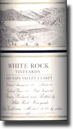 2001 White Rock Vineyards Napa Valley Claret