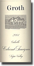 2001 Groth Napa Cabernet Sauvignon Oakville