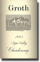 2003 Groth Napa Chardonnay