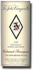 La Jota Howell Mountain 17th Anniversary Release