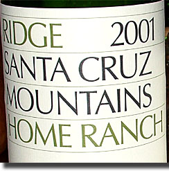 '01 Ridge Santa Cruz Mountains Home Ranch