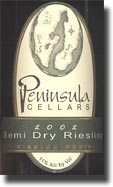 Peninsula Cellars Semi Dry Riesling
