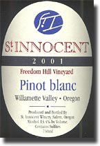 St. Innocent Willamette Pinot Blanc