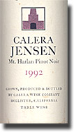 '92 Calera Jensen Pinot Noir