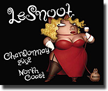 Le Snoot Chardonnay Label