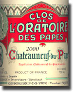 2000 Clos de LOratoire des Papes Chteauneuf du Pape