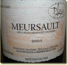 PATRICK LESEC MEURSAULT 2005